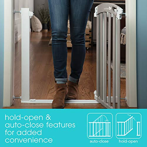 Gray Wood Wash Finish Baby Gate Z619196