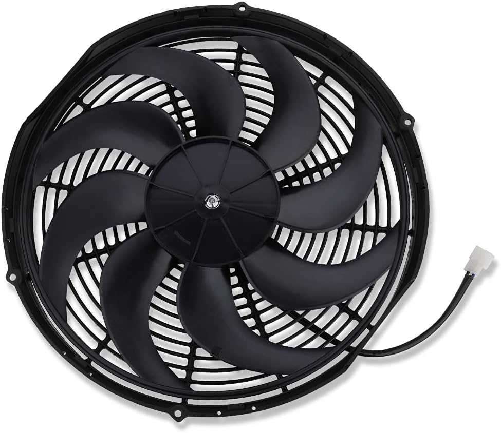 16" Heavy Duty Radiator Electric Fan 3000 CFM Reversible Pack of 2 Z2974