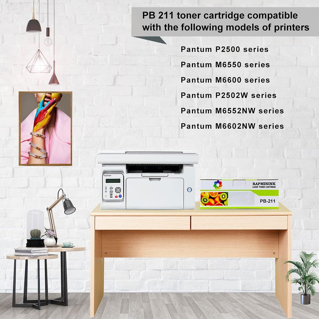 Replacement Compatible Toner Cartridge for Pantum Printer, 2 Pack Y154572