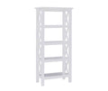 White 4-Shelf Bookcase K87696