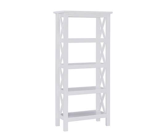 White 4-Shelf Bookcase K87696