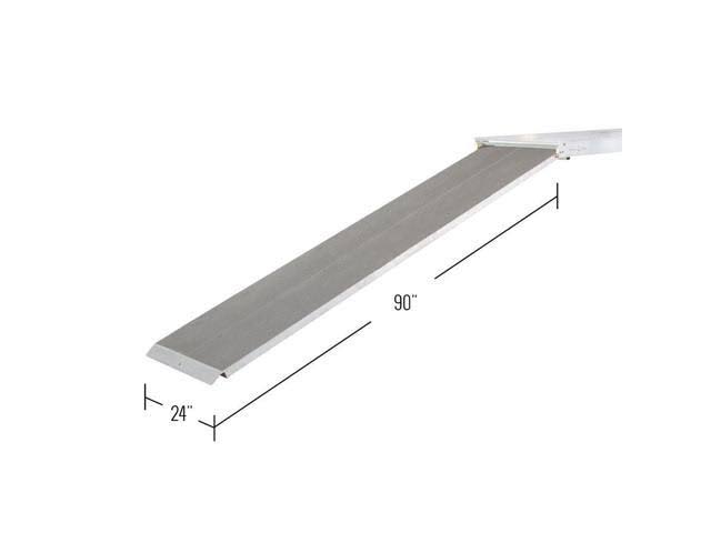 Pontoon Boat Ramp 600 lb. Capacity 7-1/2 ft Long Light Weight High Capacity Ramp J180391