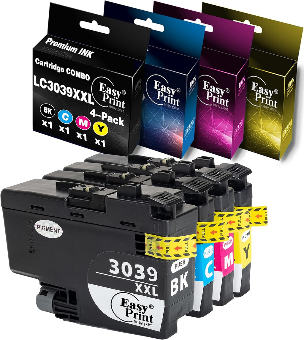 Compatible LC-3039xxl Ink Cartridge, Black, Cyan, Magenta, Yellow, Pack of 2 I375