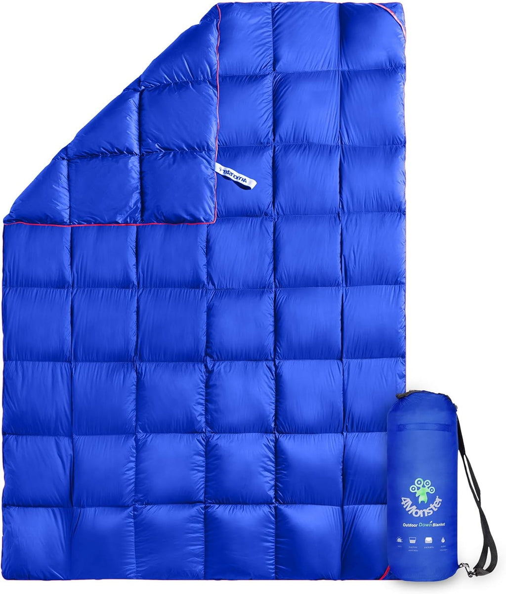 650 Fill Compact Waterproof Down Camping Blanket H7413