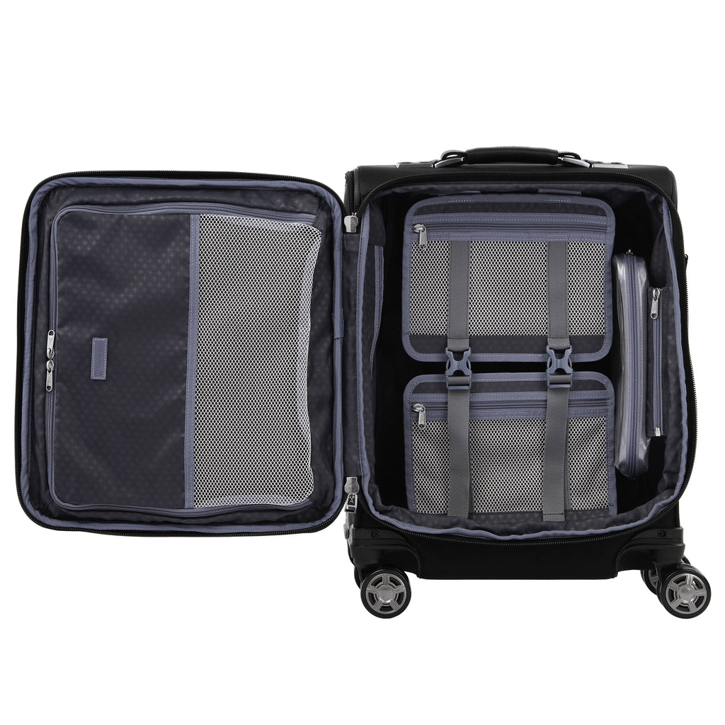Shadow Black Expandable Carry On Spinner Q16969