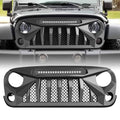 Matte Black Front Grill for Jeep Wrangler JK H1325