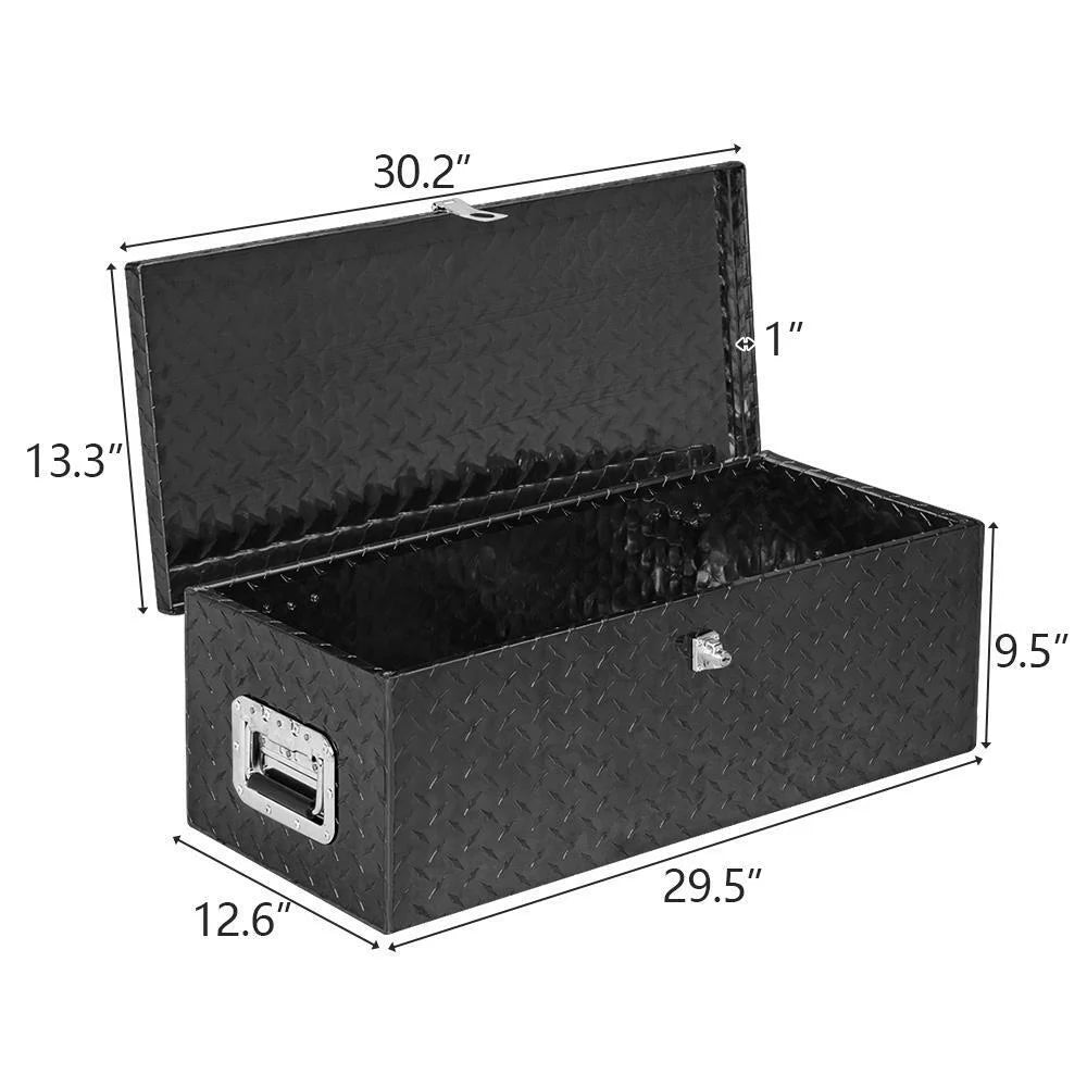 30” Aluminum Truck Tool Box with Lock Q865