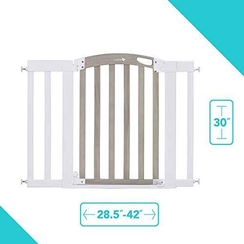 Gray Wood Wash Finish Baby Gate Z619196