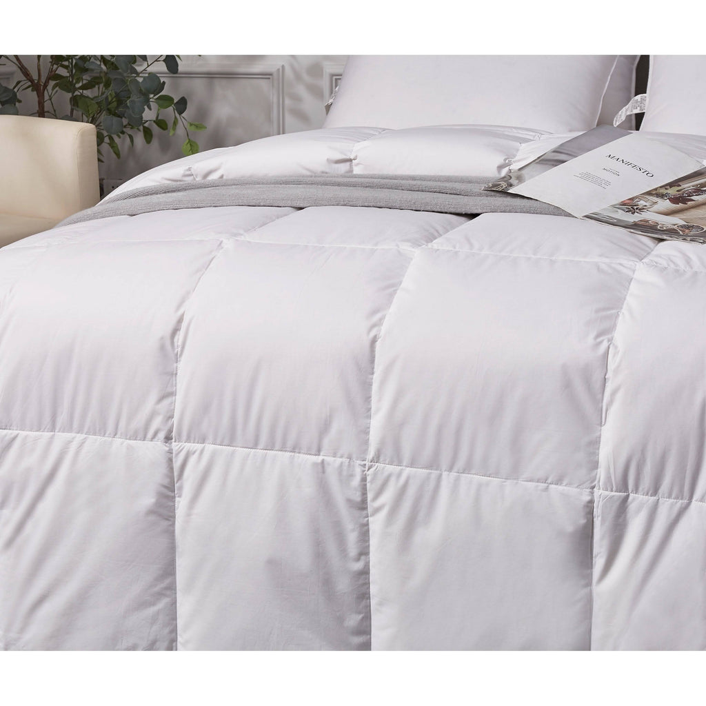 White Down Fiber Comforter King K1233