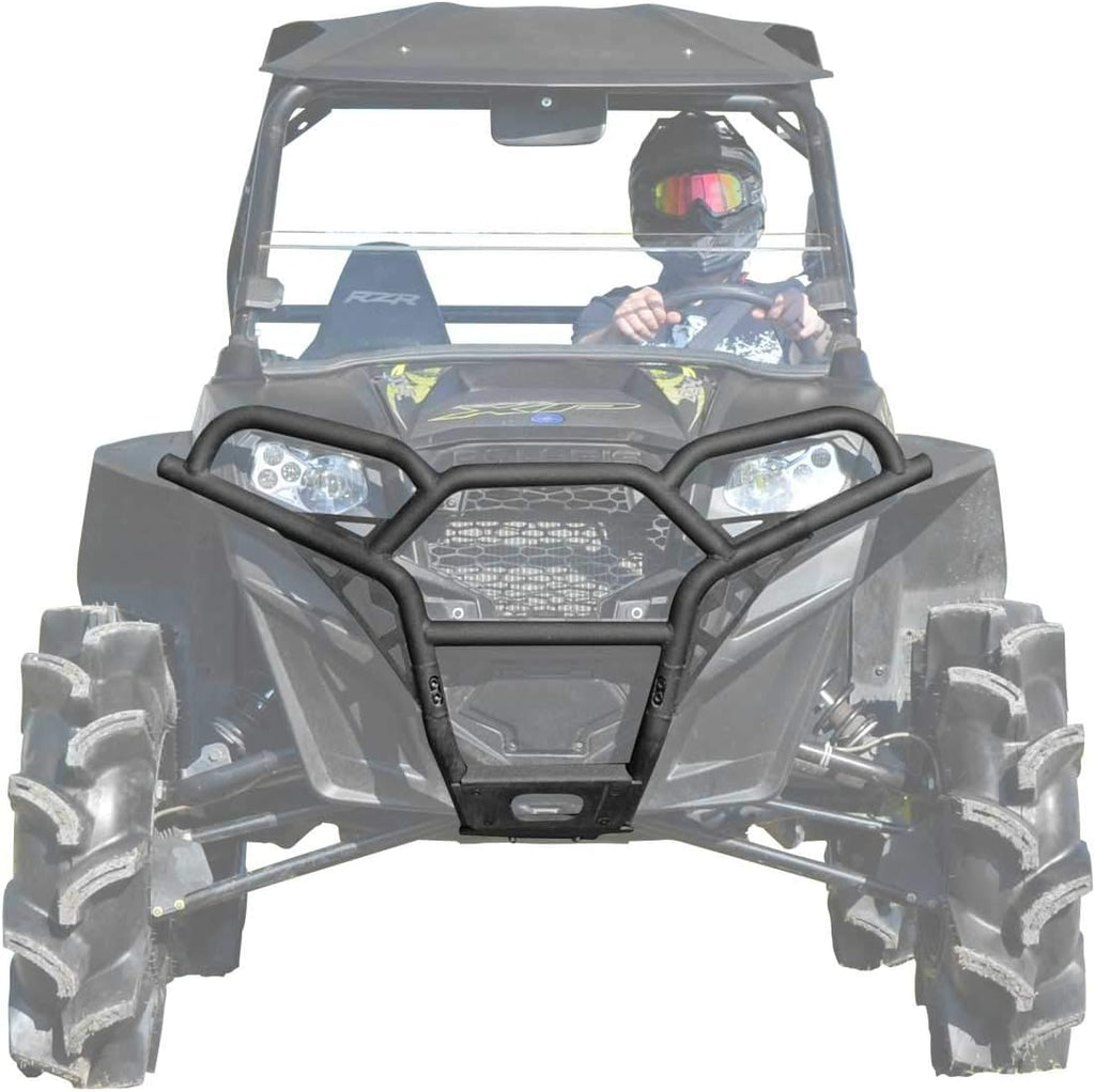 Heavy-Duty 38mm Carbon Steel Tube Front Bumper with 3mm Steel Skid Plate Y7537