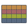 Muted 7&6X12& Carpet Y4714