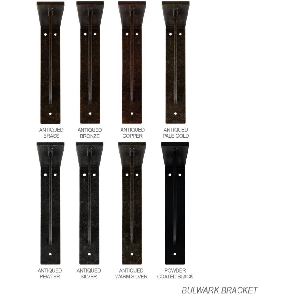 Antiqued Brass Steel Bracket N3685