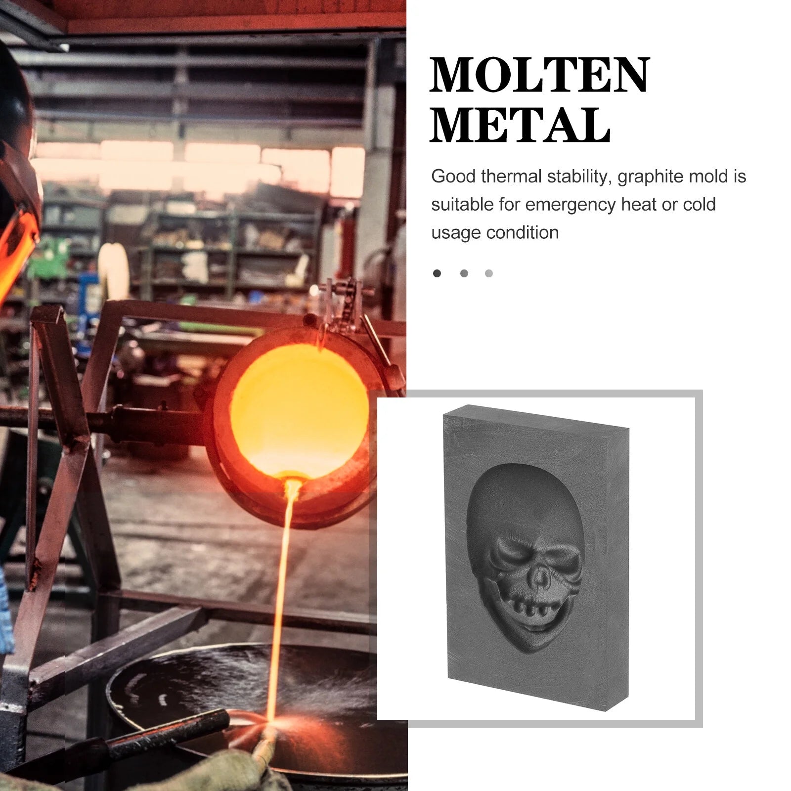 Graphite Crucible for Melting Gold Silver L6278