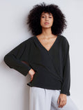 Black Wrap Top P118
