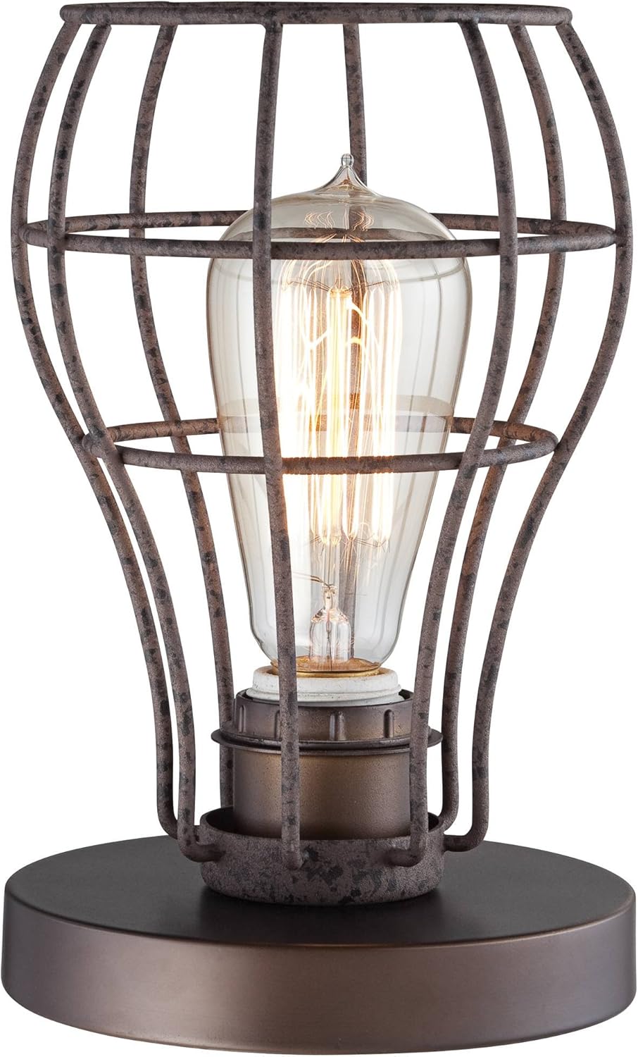 Bronze Wire Cage Desk Lamp T3728