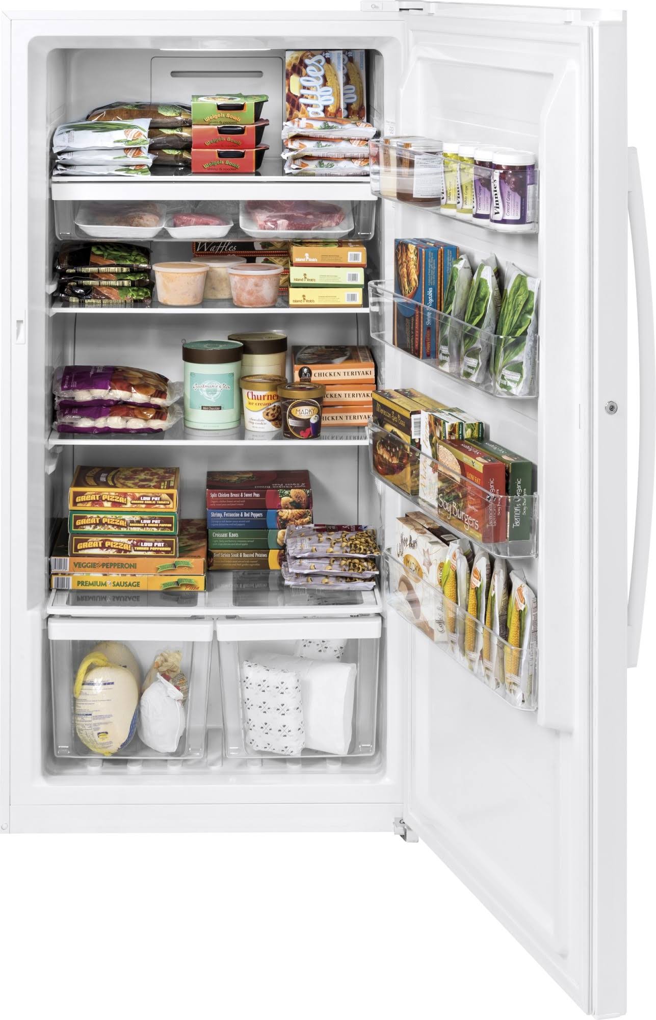 17.3 cu ft White Upright Freezer W2117
