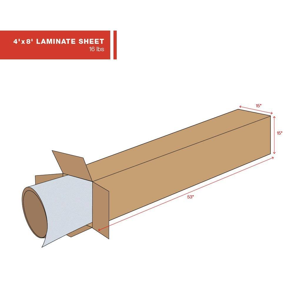 4 ft. x 8 ft. Laminate Sheet in Brown O538517