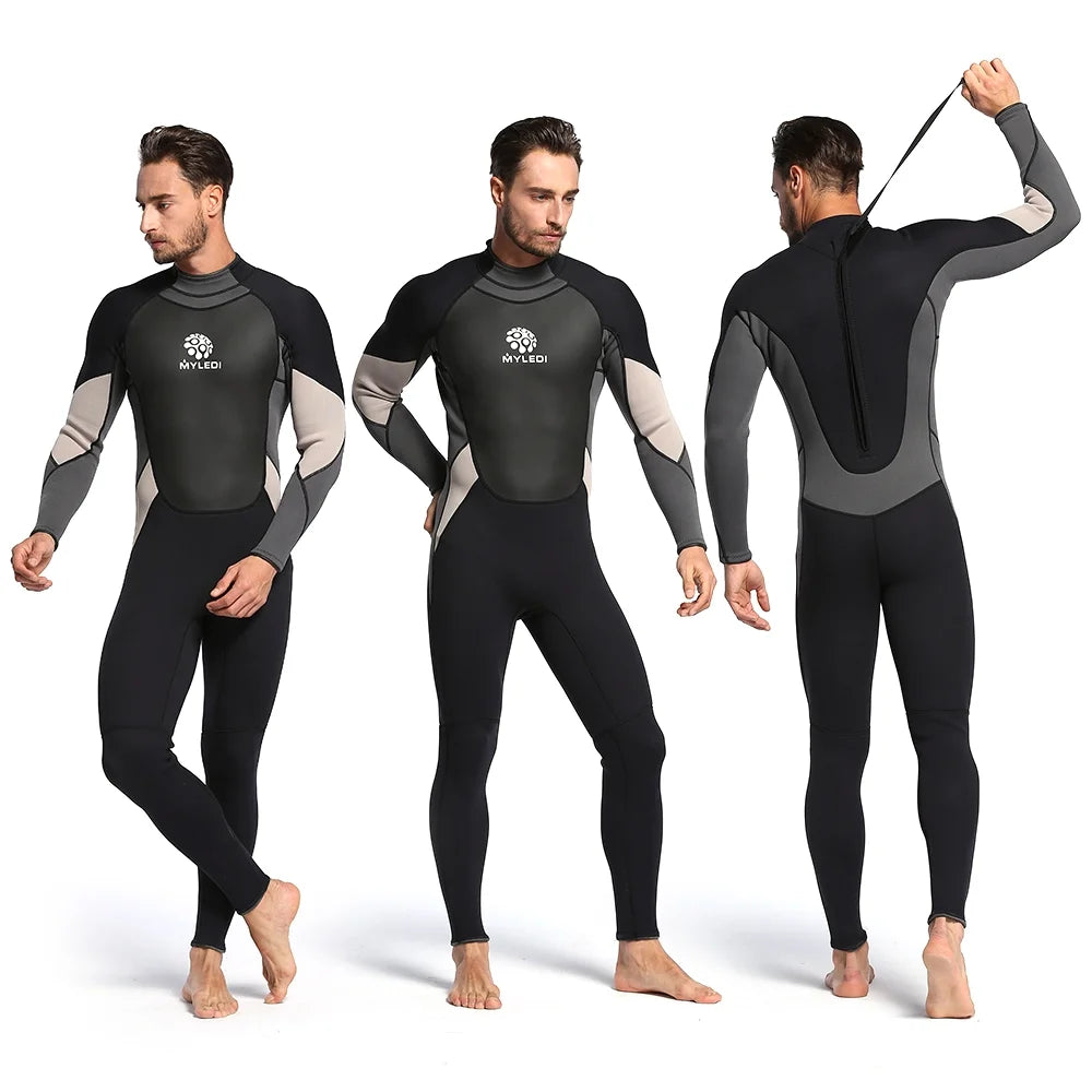 3mm Back Zip Full Body Wetsuit Jumpsuit N59012