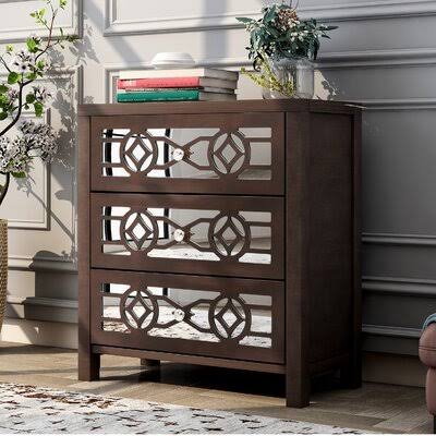 3 Drawer Espresso Accent Chest H24910