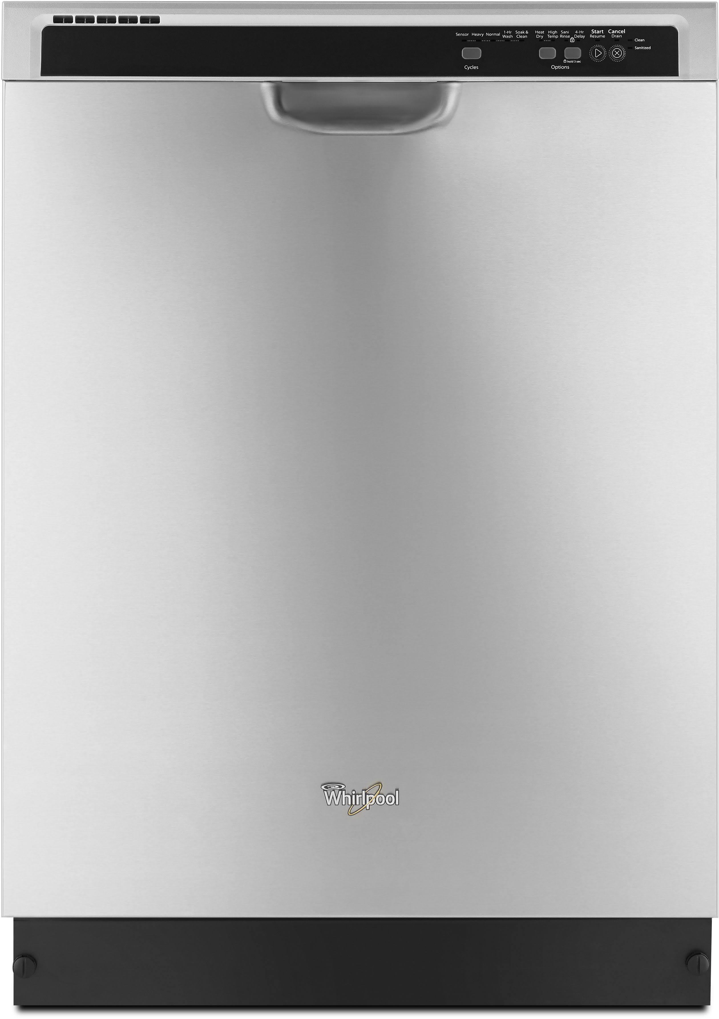Monochromatic Stainless Steel Built-in Dishwasher O7007