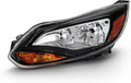 Black Trim Halogen Headlight Replacement Pack of 2 J2447