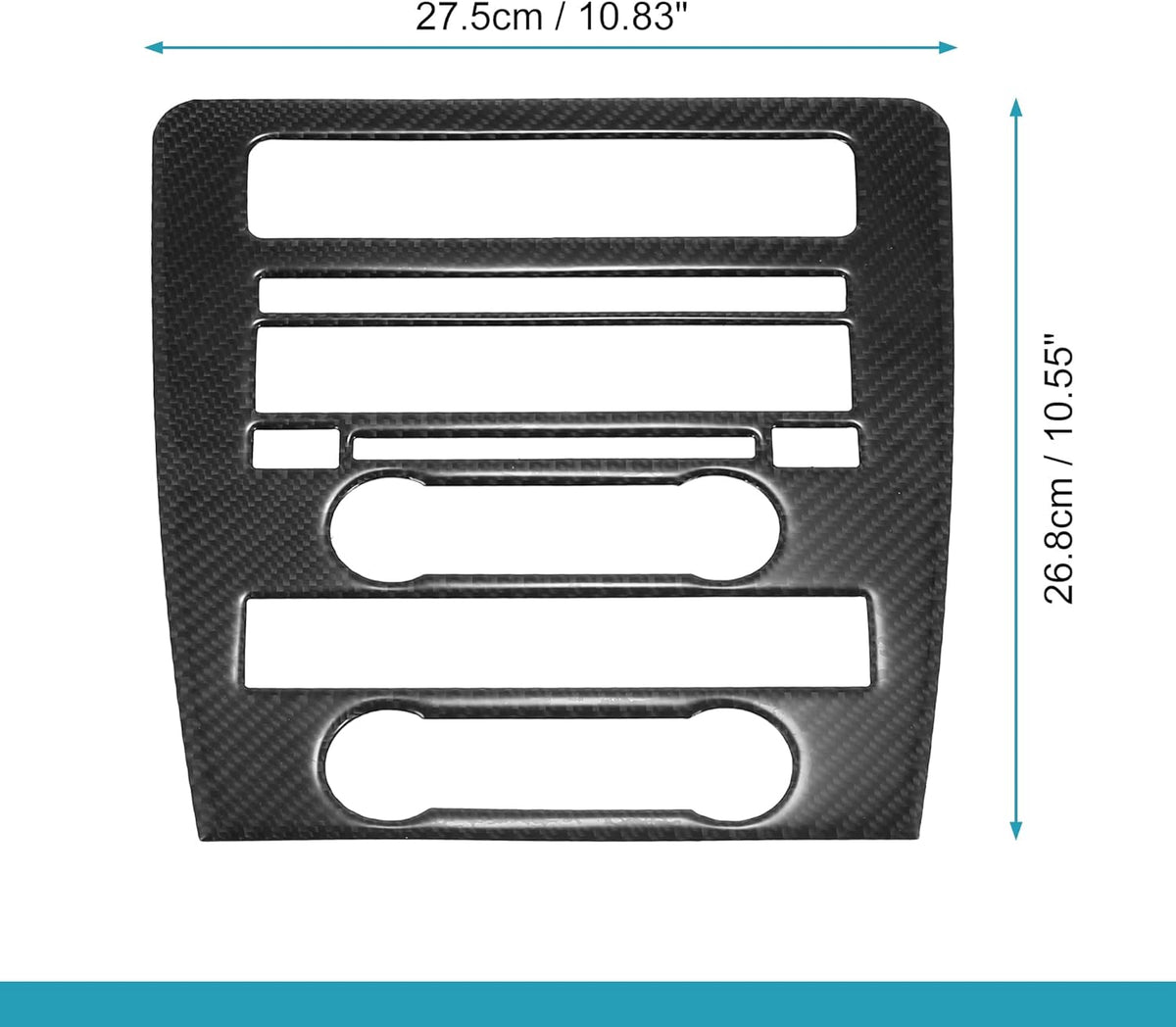 Soft Carbon Fiber Trim Cover for Ford Mustang 2009-2013 Pack of 2 H76866