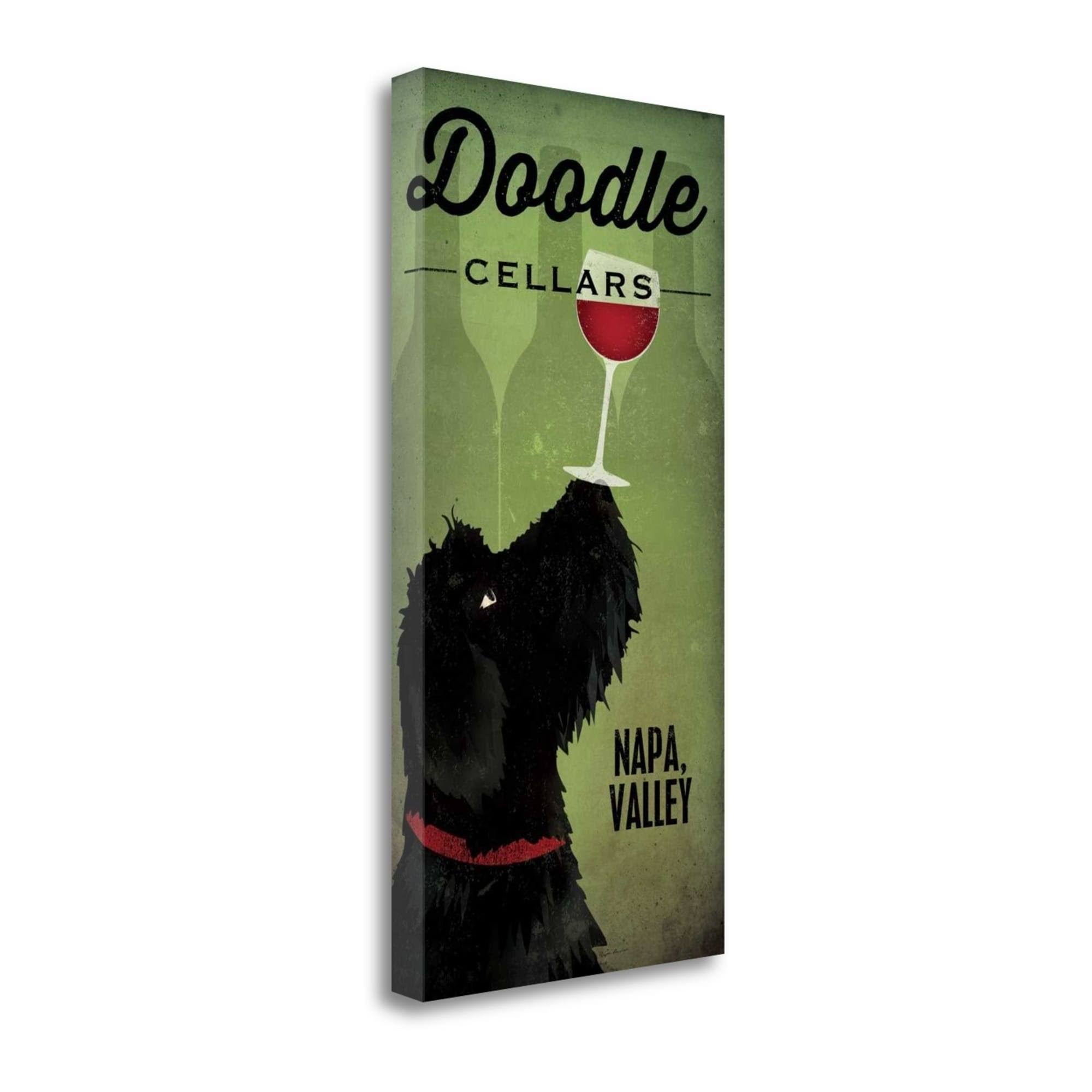 Black Dog Graphic Art on Wrapped Canvas S36862