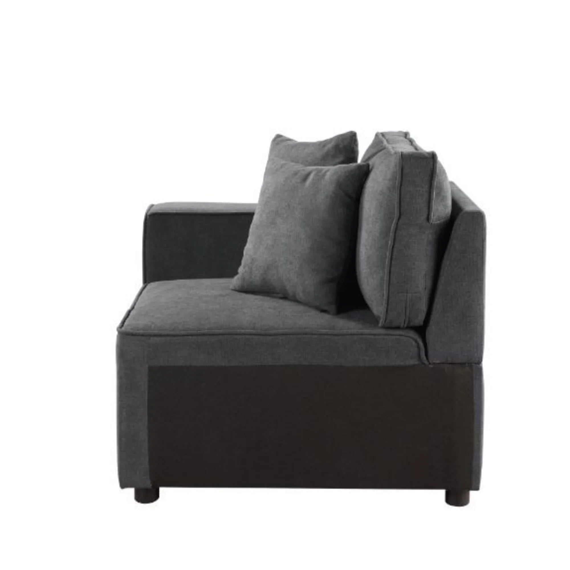 Gray Fabric Sectional Sofa K11940