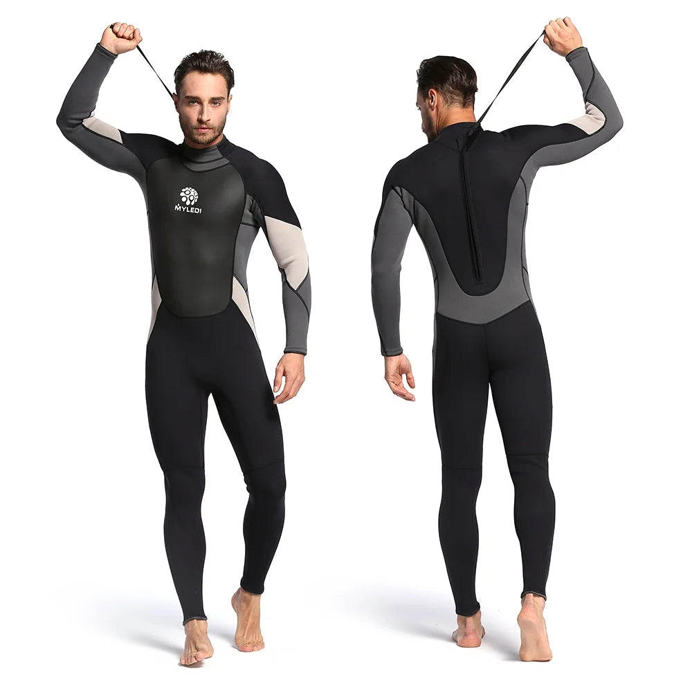 3mm Back Zip Full Body Wetsuit Jumpsuit N59012