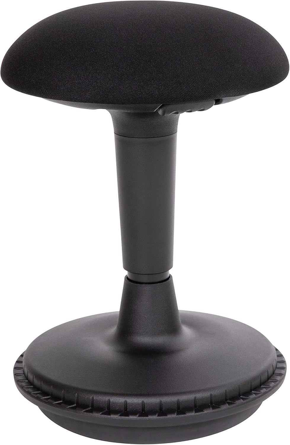 Black Push Button Height Adjustable Collaborative Stool F37878