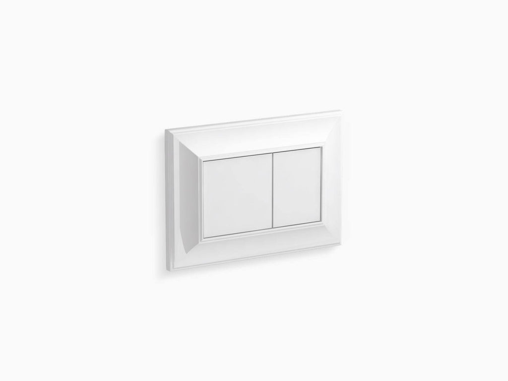 White Flush Actuator Plate A708