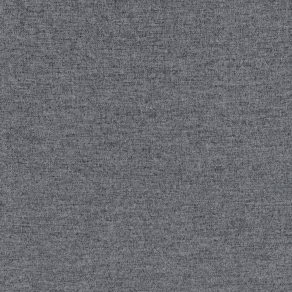 Padded Armless Accent Chair with Ottoman - Grey H6567