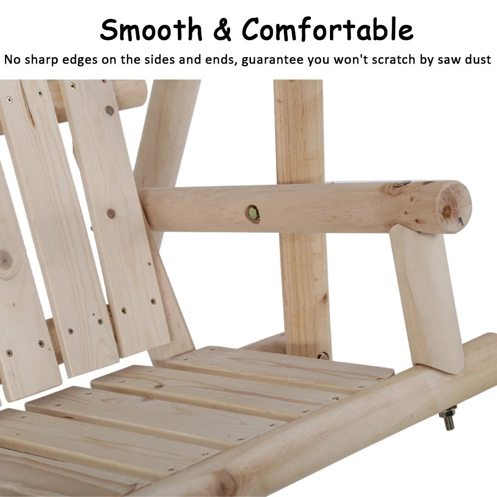 Wooden Swing Chair with A-Frame Stand B4051