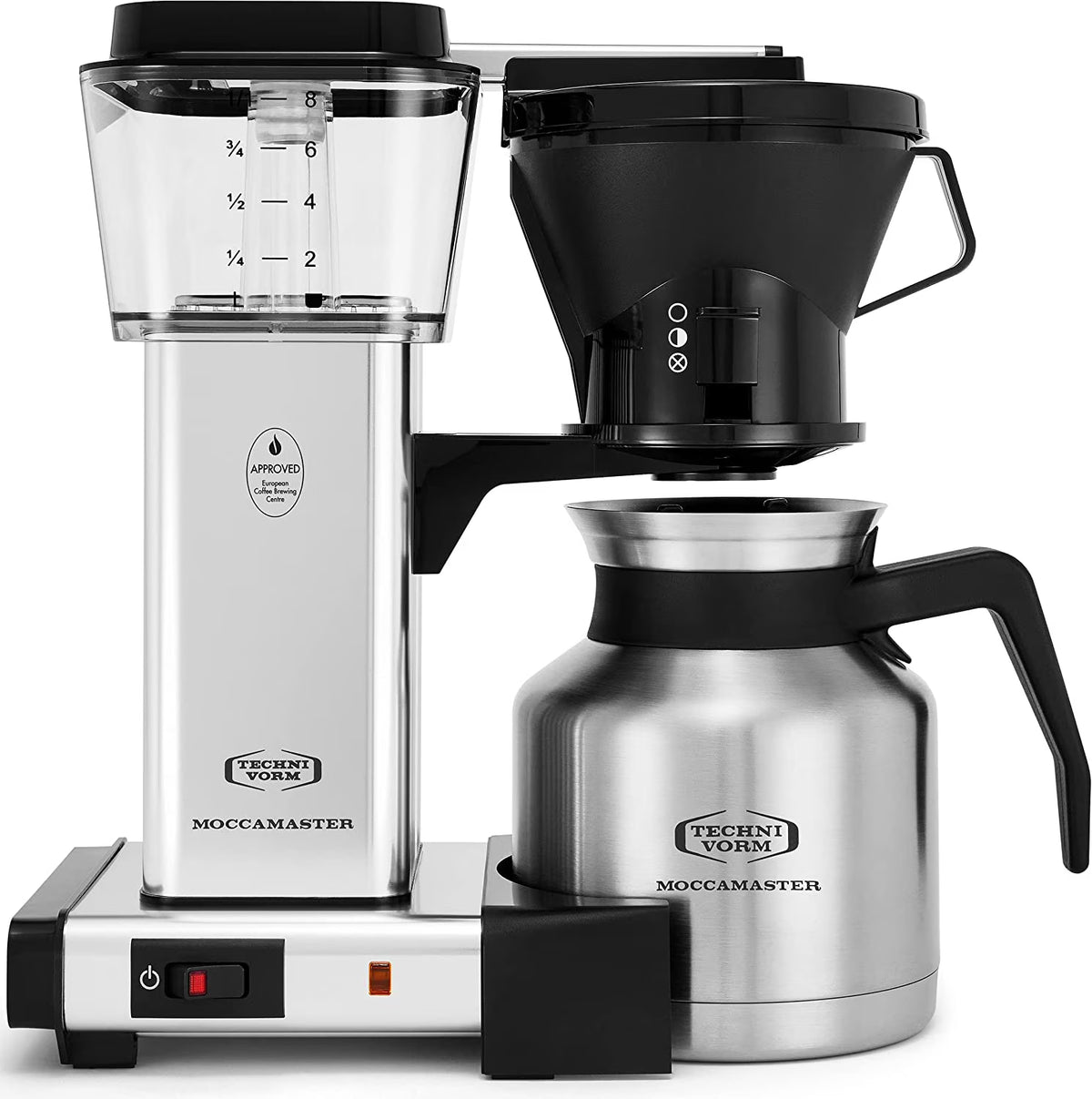 Polished Silver Coffee Brewer, 32 oz C70675