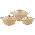 6-Piece Round Cast Iron Casserole Set J254697