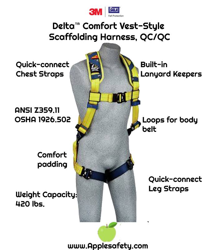 Comfort Vest-Style Scaffolding Harness Z871632