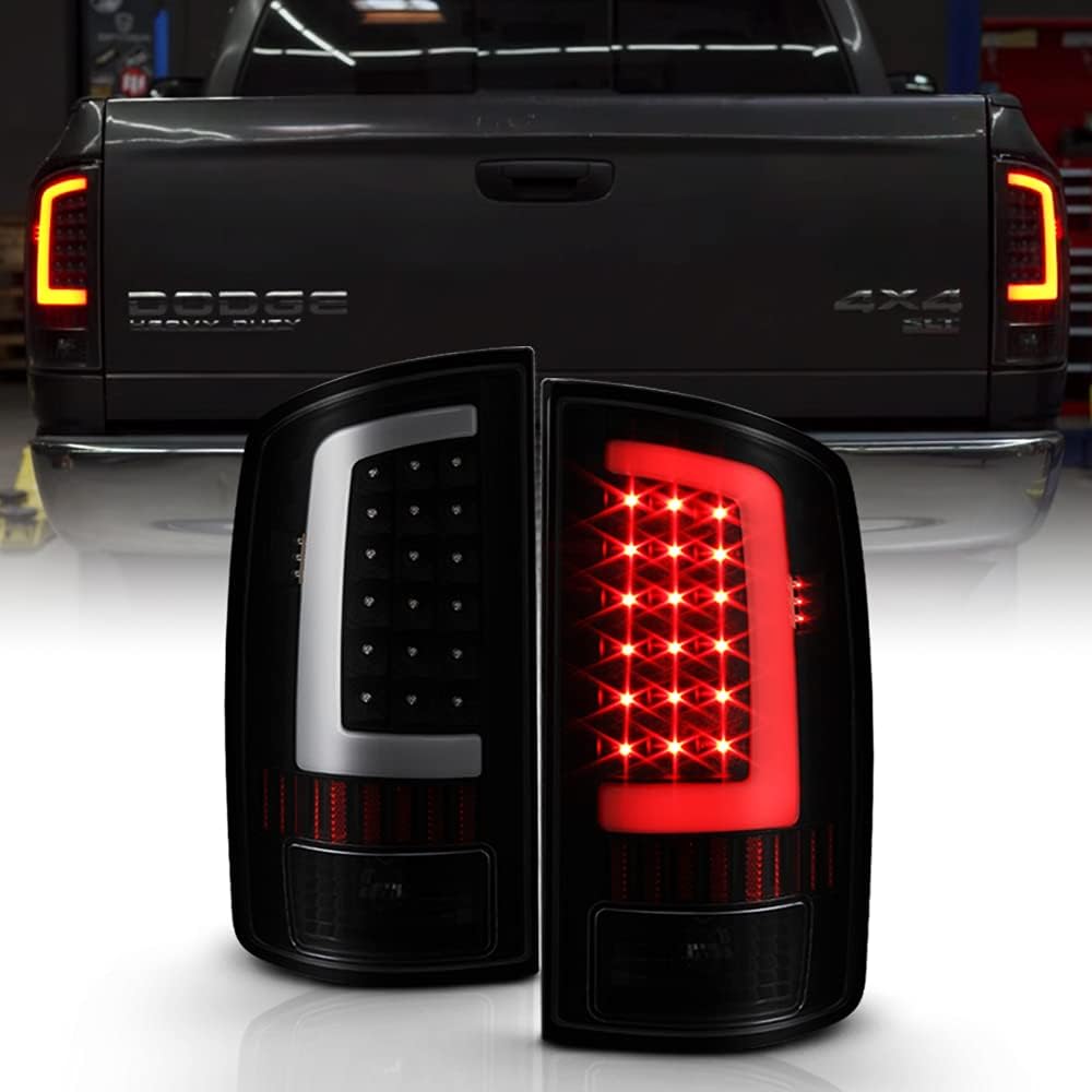 Black Housing Smoked Lens LED Tail Lights D157