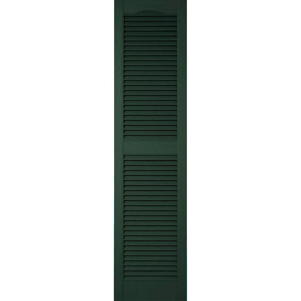 14 1/2 inch x 49 inch Vinyl Open Louver Shutters Per Pair G54561