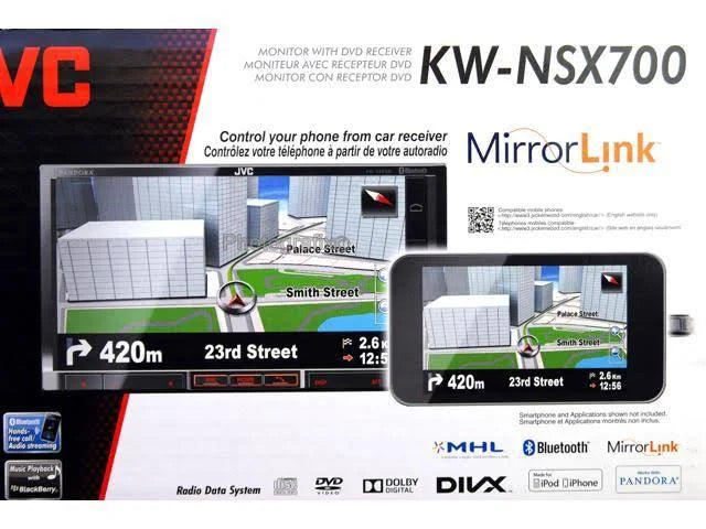 Bluetooth DVD CD USB Car Receiver with 7x22 Screen P5147