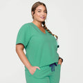 XS Surgical Green One Pocket Scrub Top D7340