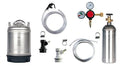 2.5 Gallon Ball Lock Keg Kit with 5 lb. CO2 Cylinder and Regulator P541437