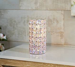 Pink Iridescent Glass Hurricane Y703