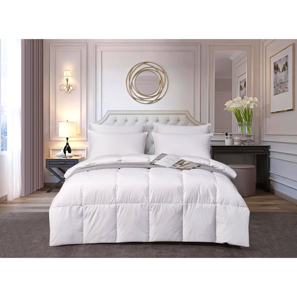 White Down Fiber Comforter King K1233