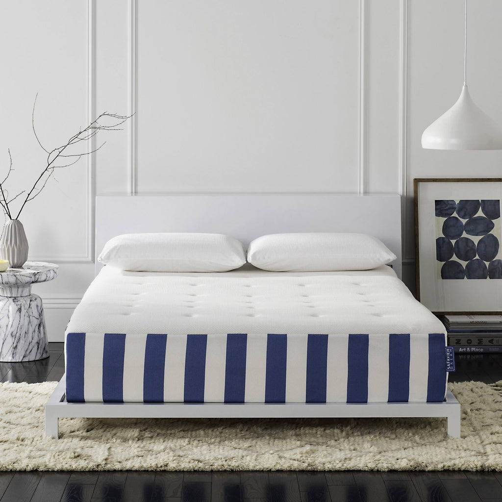 Twin Hybrid Mattress - White/Blue P712387