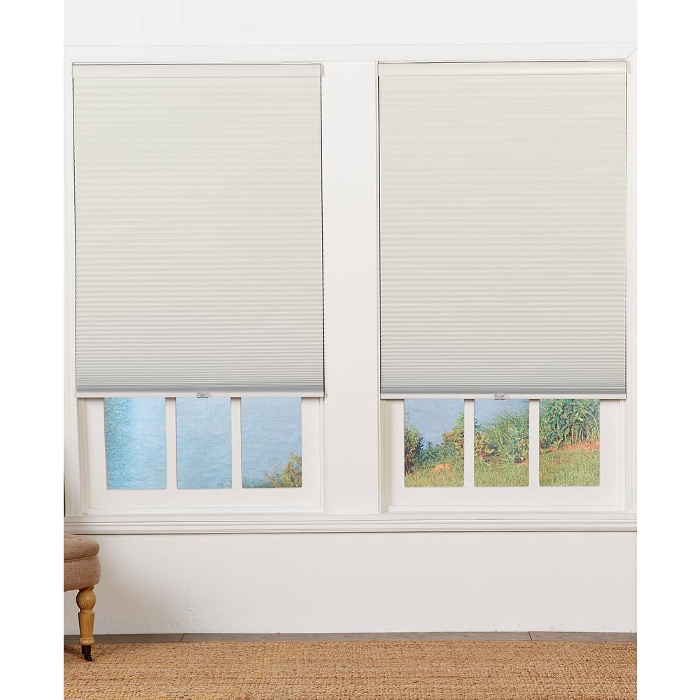 Cream 1.5in. Blackout Cordless Cellular Shade 58in. W x 72in. L J179895