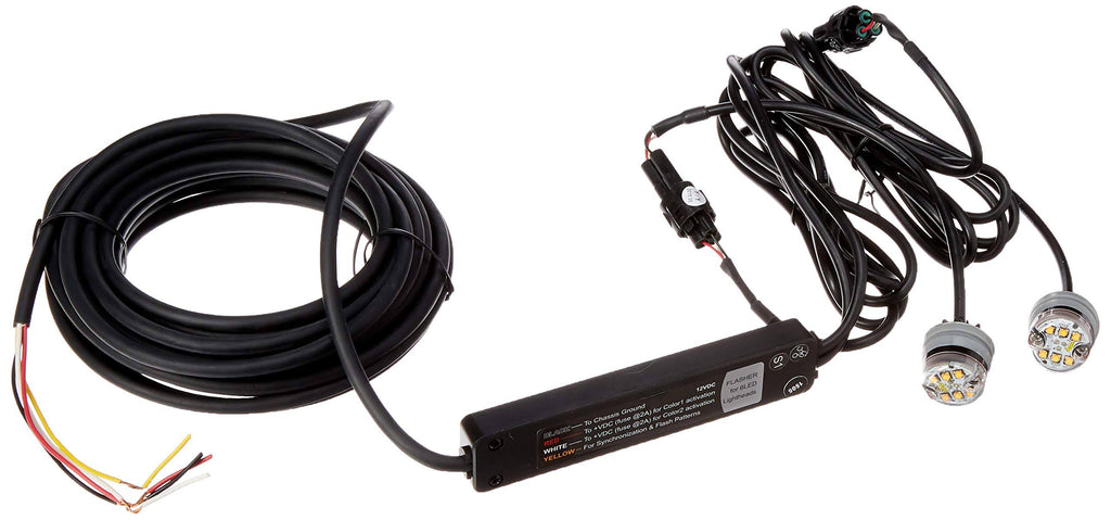 Amber Push-On Hidden Strobe Kit D382