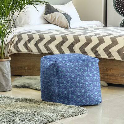 Blue/Teal Ottoman M7512