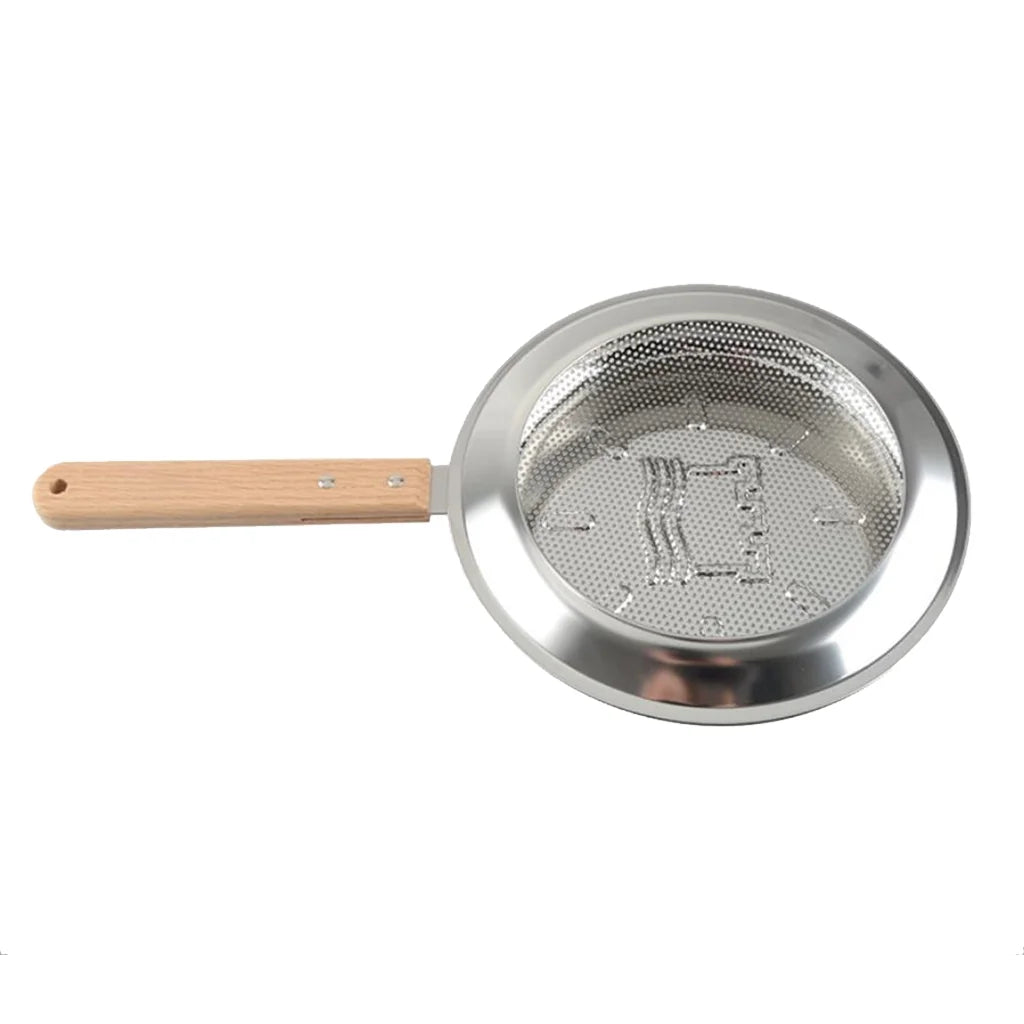 Stainless Steel Wooden Roaster H20975