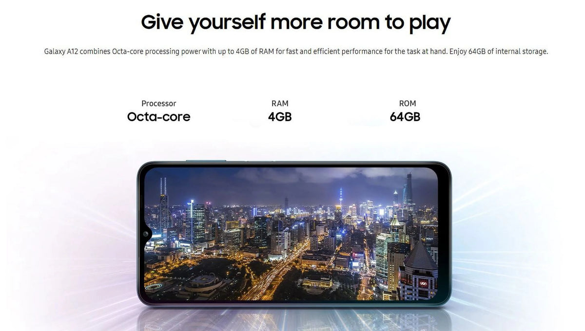 Galaxy A12 32GB 3GB 6.5" Unlocked 4G VoLTE A125U Excellent Used S653774