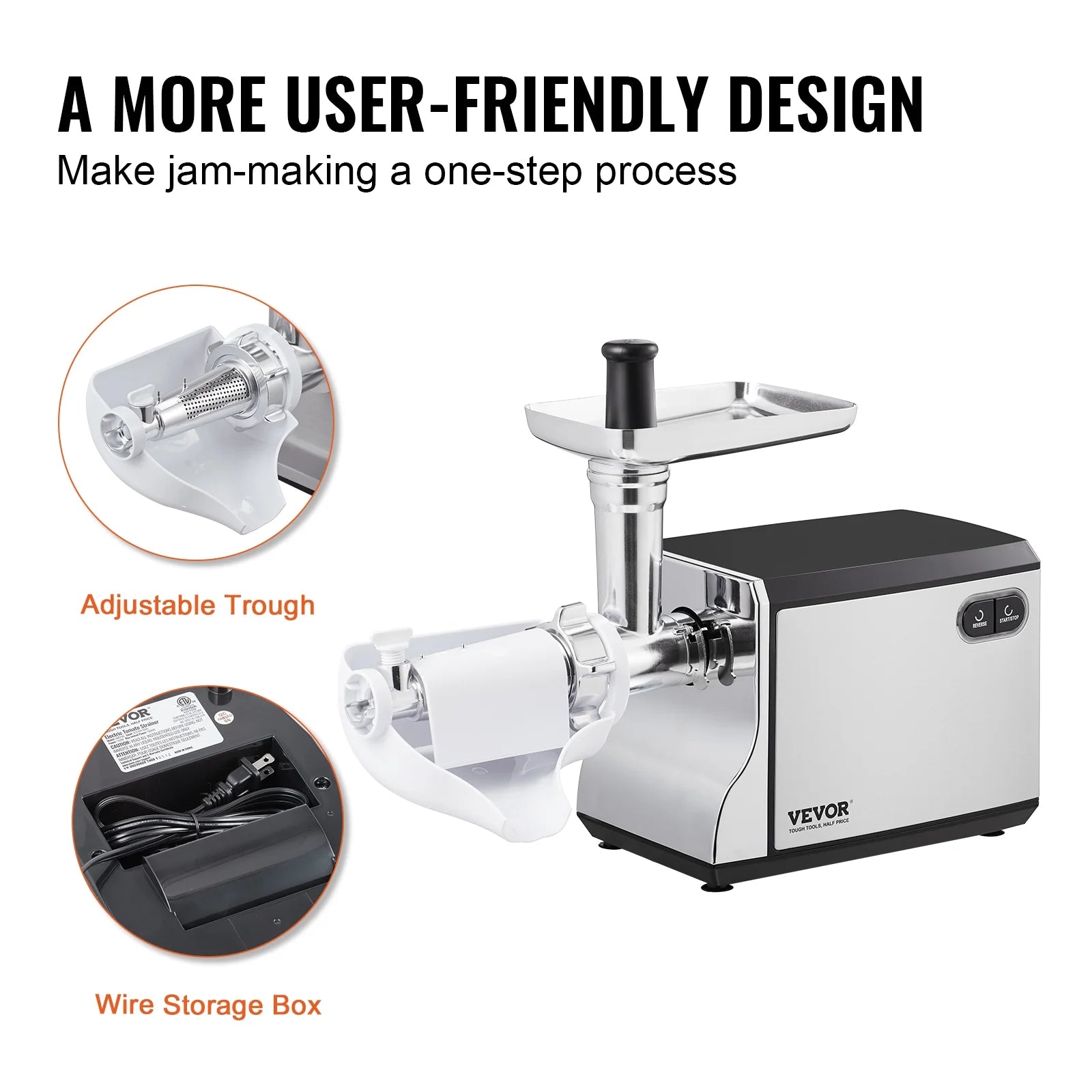 Electric Tomato Strainer Milling Machine Sauce Press T381284